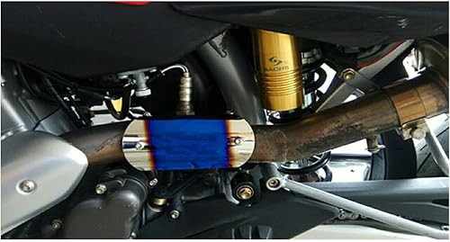 Miniatura 5 de Protector de tubo de escape para BMW 310r F850gs K1200s Gs 650 C650 Sport R 1200 Gs Lc cubierta de protección de tubería media de fibra de carbono