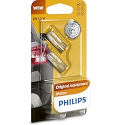 Bombillas Para Tablero Coche Philips 12961B2 Vision - Bombilla LED W5W para indicadores (2 unidades)