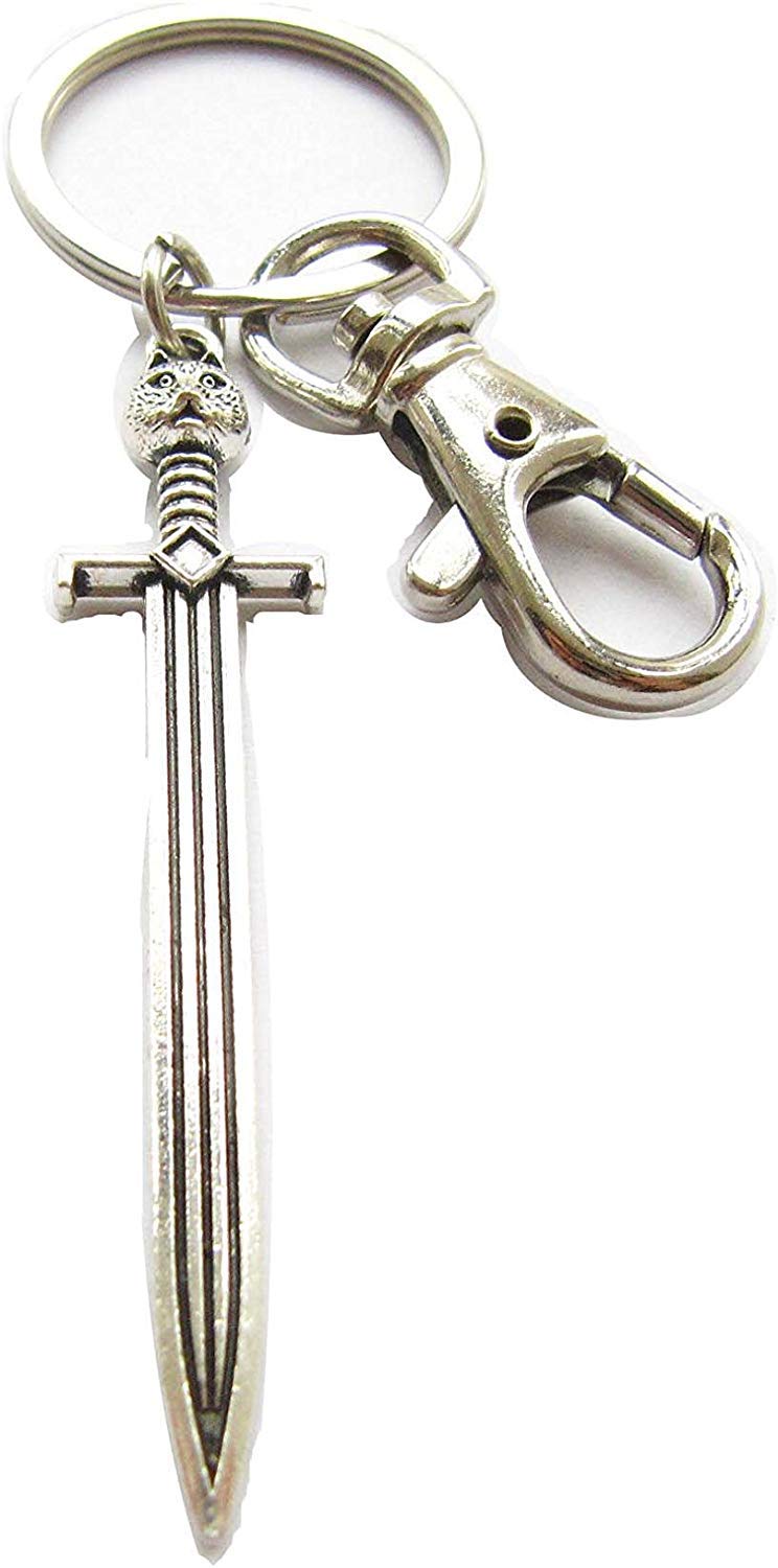 Sword Keychain, Dagger Keyring, Sword Jewelry, Sword Pendant, Charm Key chain, Sword Charm, Dagger, Swords (1)