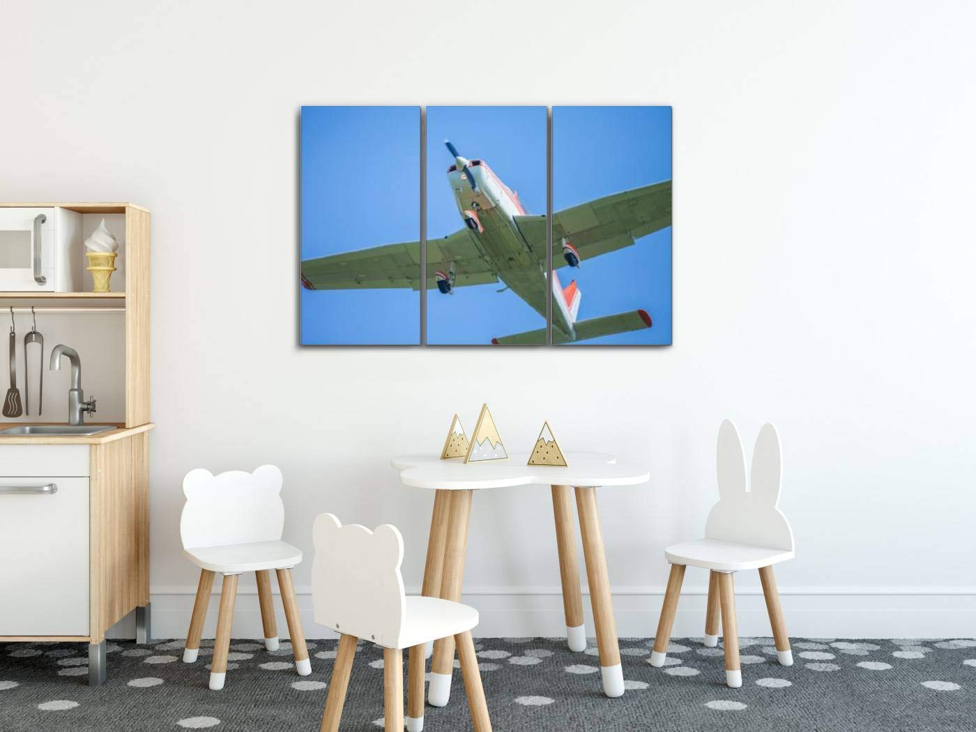 観光専門学校使用品　飛行機　旅客機　椅子　実習用⑤ TG301 飛行機 | Robotime