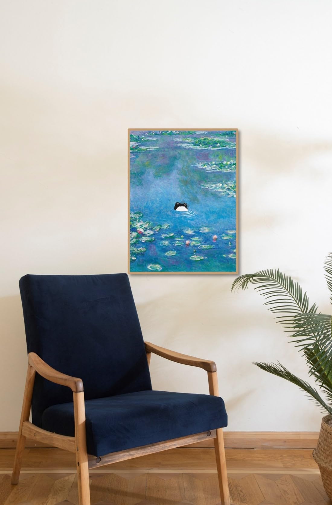 Amazon.co.jp: MINI ZOZI ヴィンテージ カエル 絵画 モネ 有名なアート