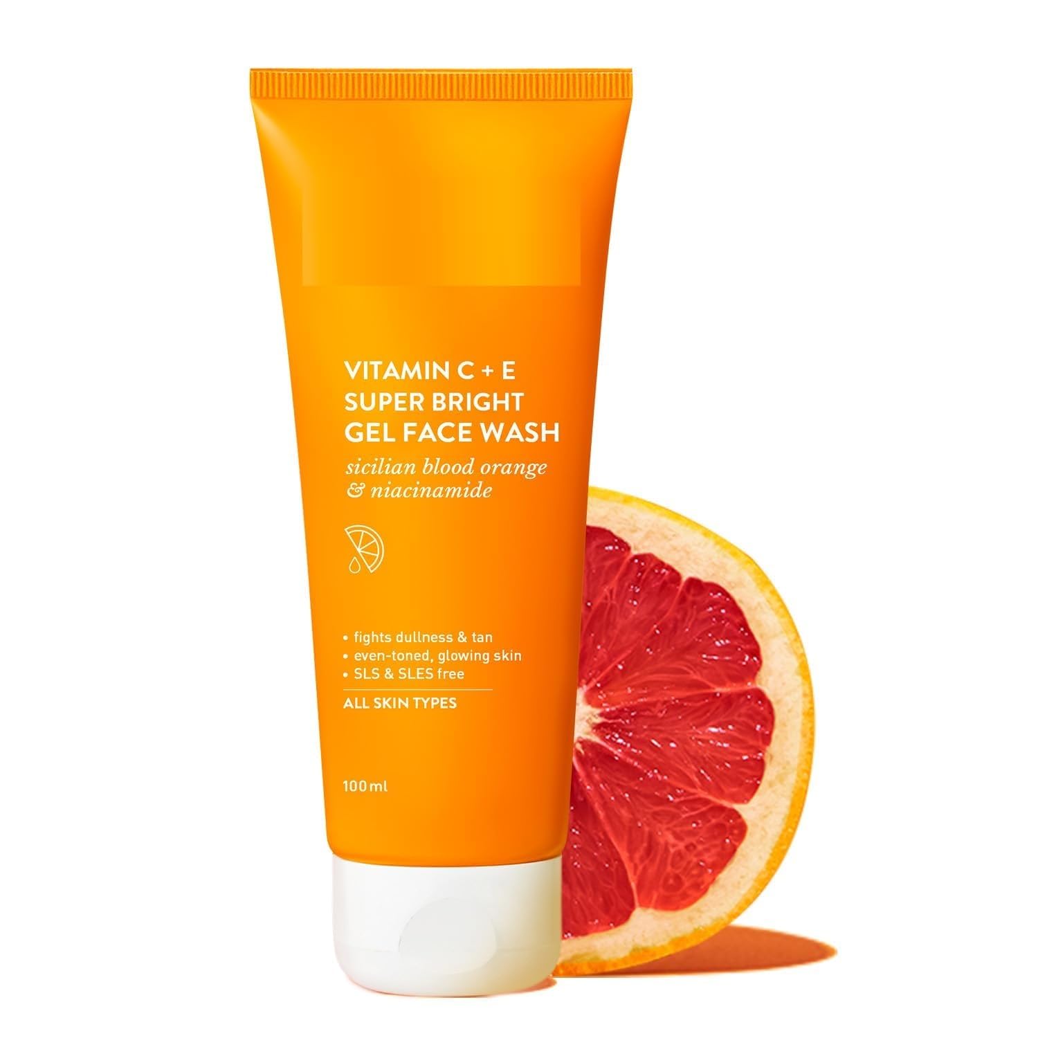 DO.T K.EY Vitamin C + E Super Bright Gel Face Wash For Glowing And Brightening Skin | All Skin Types|With Triple Vitamin C| Face Wash For Women & Men|100 ML