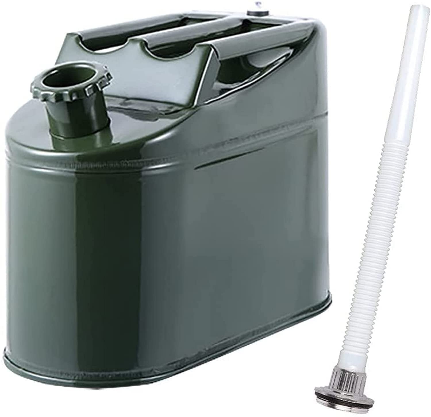Bidón de gasolina de Metálico Recipientes gasoli Latas de gasolina, latas de gasolina portátiles, almacenamiento de transporte de metal antioxidante a prueba de fugas, contenedor de gasolina diésel, t