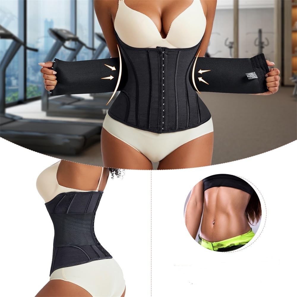 Moldeador de cintura para mujer, cuerpo completo, corsé de doble cinturón, entrenador de control de abdomen