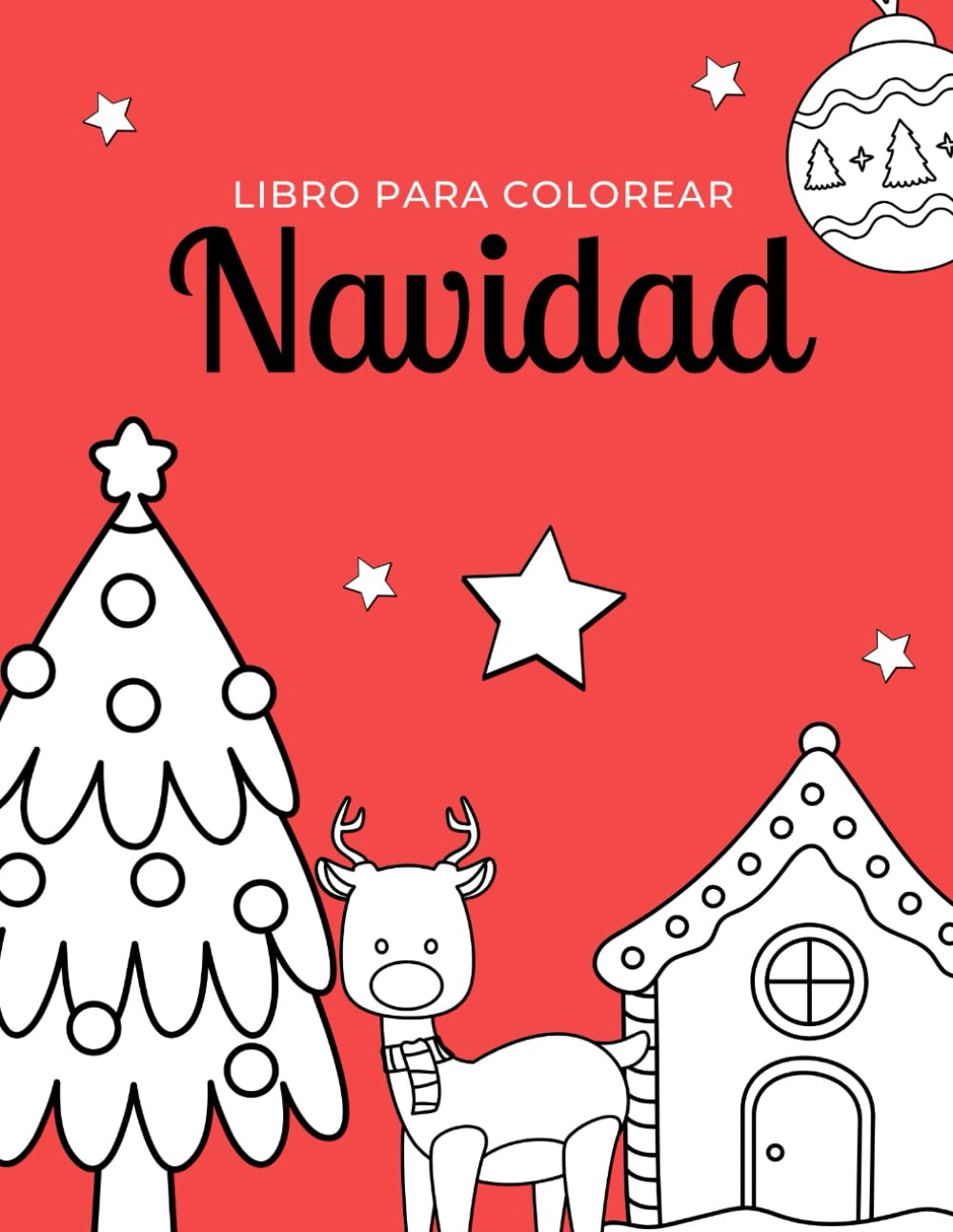 Libro para colorear de Navidad