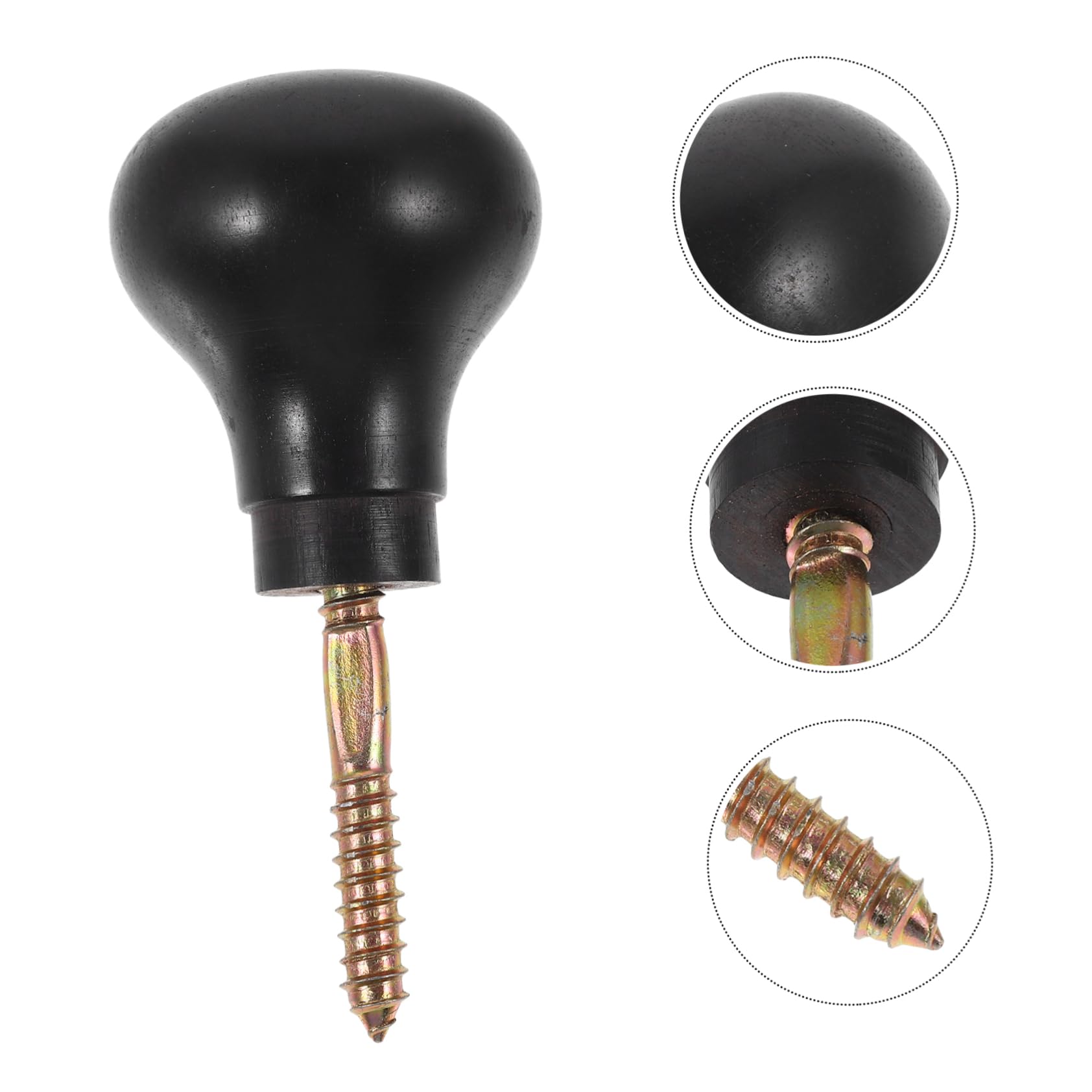 Veemoon Polished Wooden Cane Handle Ergonomic Grip for Stability Support Cane Accessory for Seniors Mobility Assistance Smooth Knob for Comfortable Walking