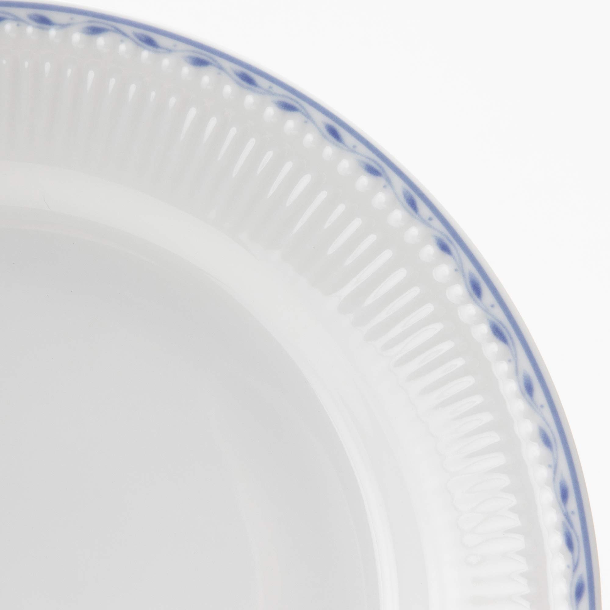 Amazon.co.jp: NARUMI(ナルミ) ブルーボーダー プレートセット5枚 19cm