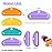 LOVEINUSA Toothpaste Tube Squeezer Dispenser, 4PCS Hanging Tooth Paste Clips Roller Squeezer Holder for Saving Toothpaste Facial Cleanser Creams Paint, Assorted Colors