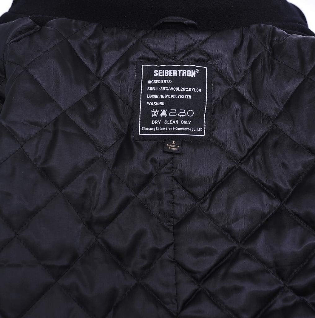 Close-up of Seibertron Pea Coat Interior Label