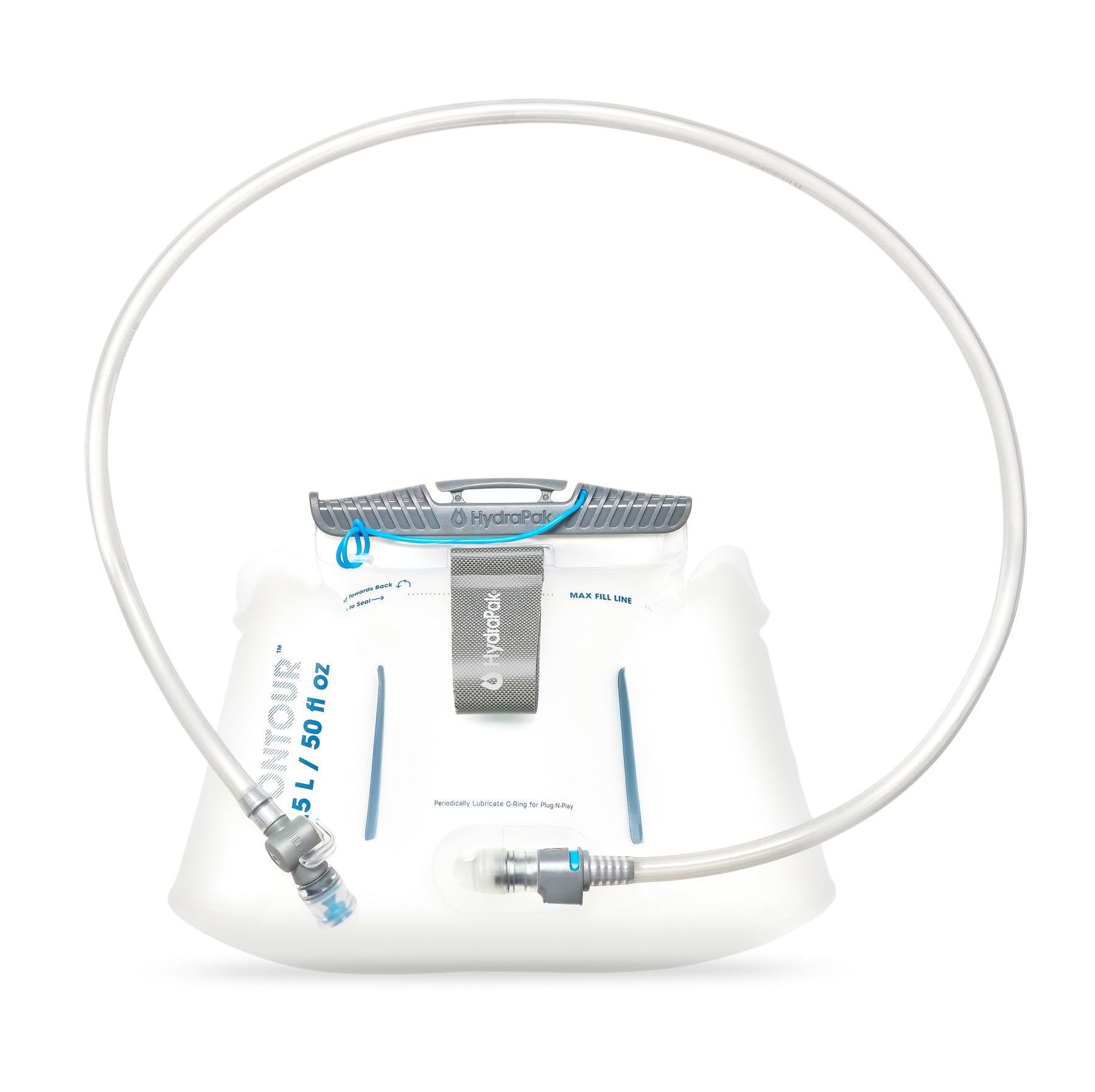 Contour 1.5L Lumbar Water Bladder/Reservoir for Running Hydration Vests, 1.5-Liter (50 oz.),