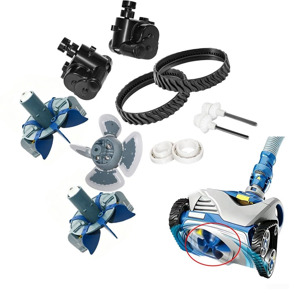 R0796200 - Kit de afinación para Limpiador de Piscinas Zodiac MX6 MX8 MX6 MX8, Piezas de Repuesto con turbina de Alta Resistencia, rodamientos de Ejes Direc