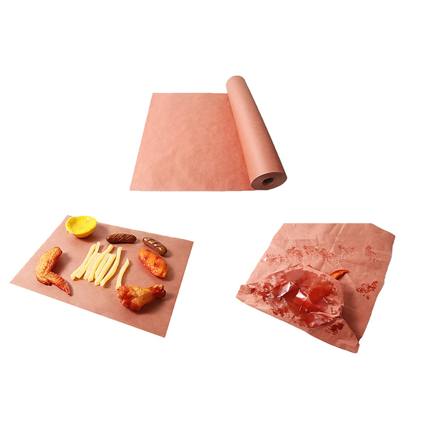 Feuille de papier sulfurisé de cuisson 40 cm x 50 m pour hamburgers et galettes
