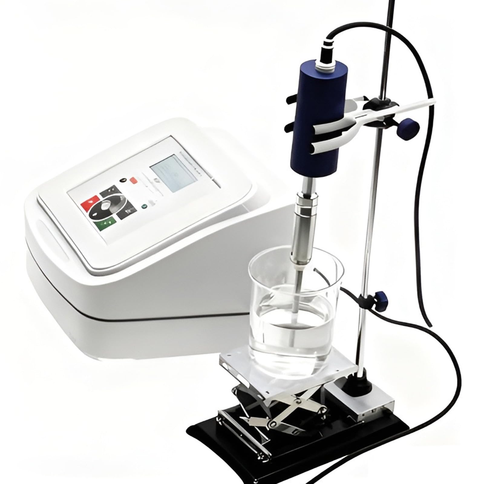 Ultraschall-Homogenisator-Emulgator, 800 W Sonicator-Prozessor-Mixer mit LCD-Bildschirm und einstellbarem Timer, 1s-99h