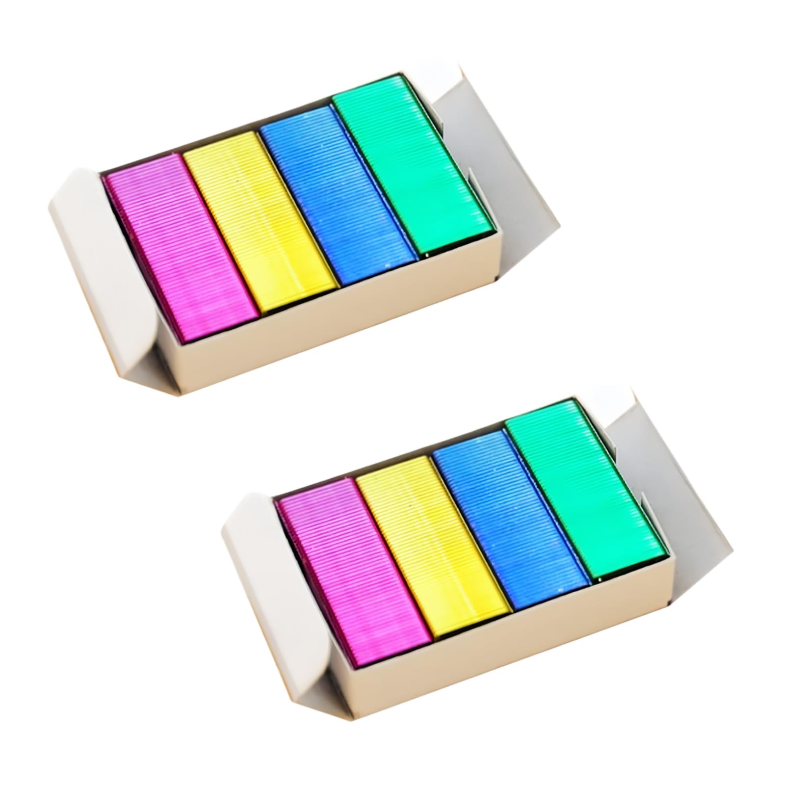 1600Pcs Color Staples DIY Shop Stapler Refills Standard Book Mini Staples Office School Supplies (24/6mm)