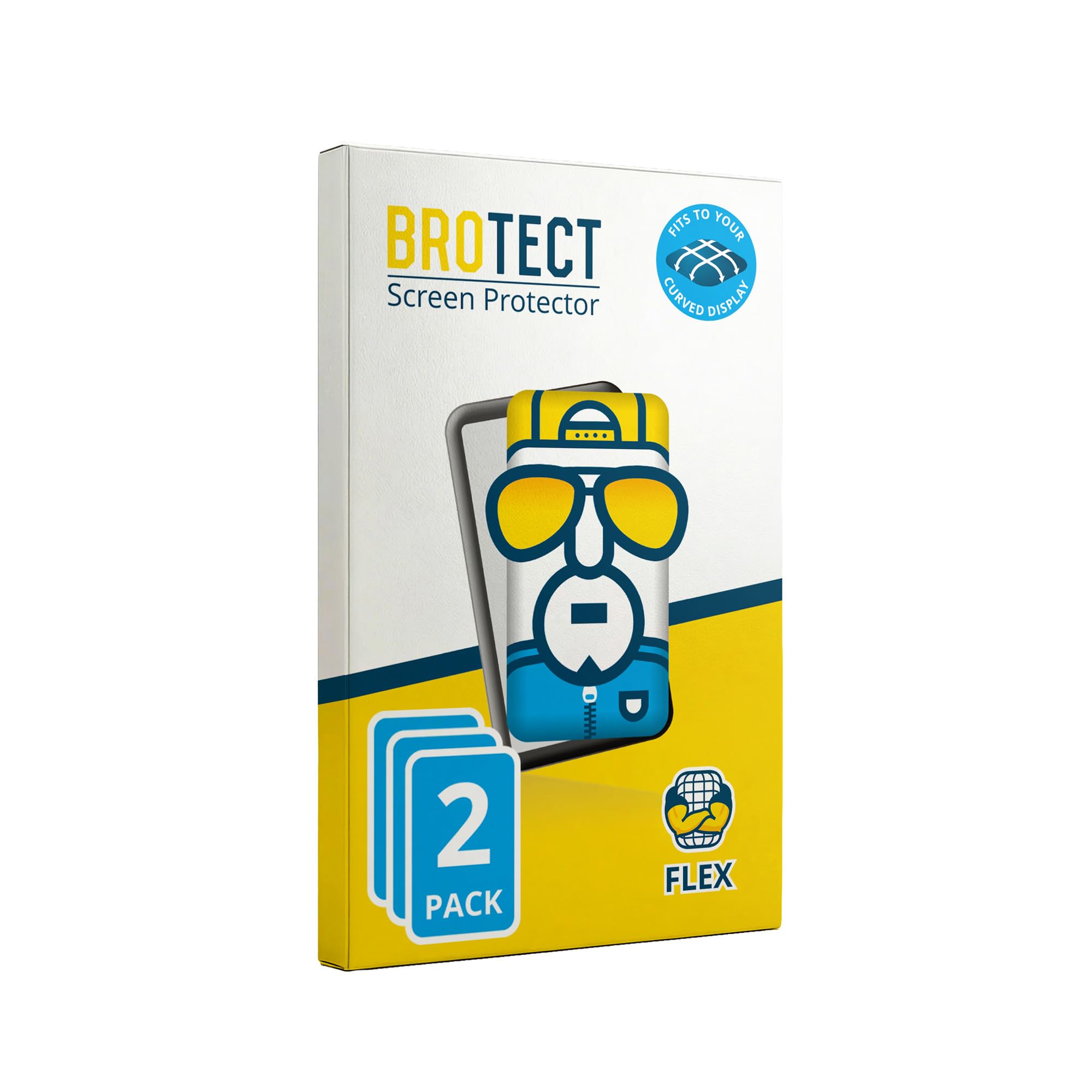 brotect Pellicola Copertura Completa per Blink Video Doorbell 2 Pezzi - Full-Cover 3D Curvo
