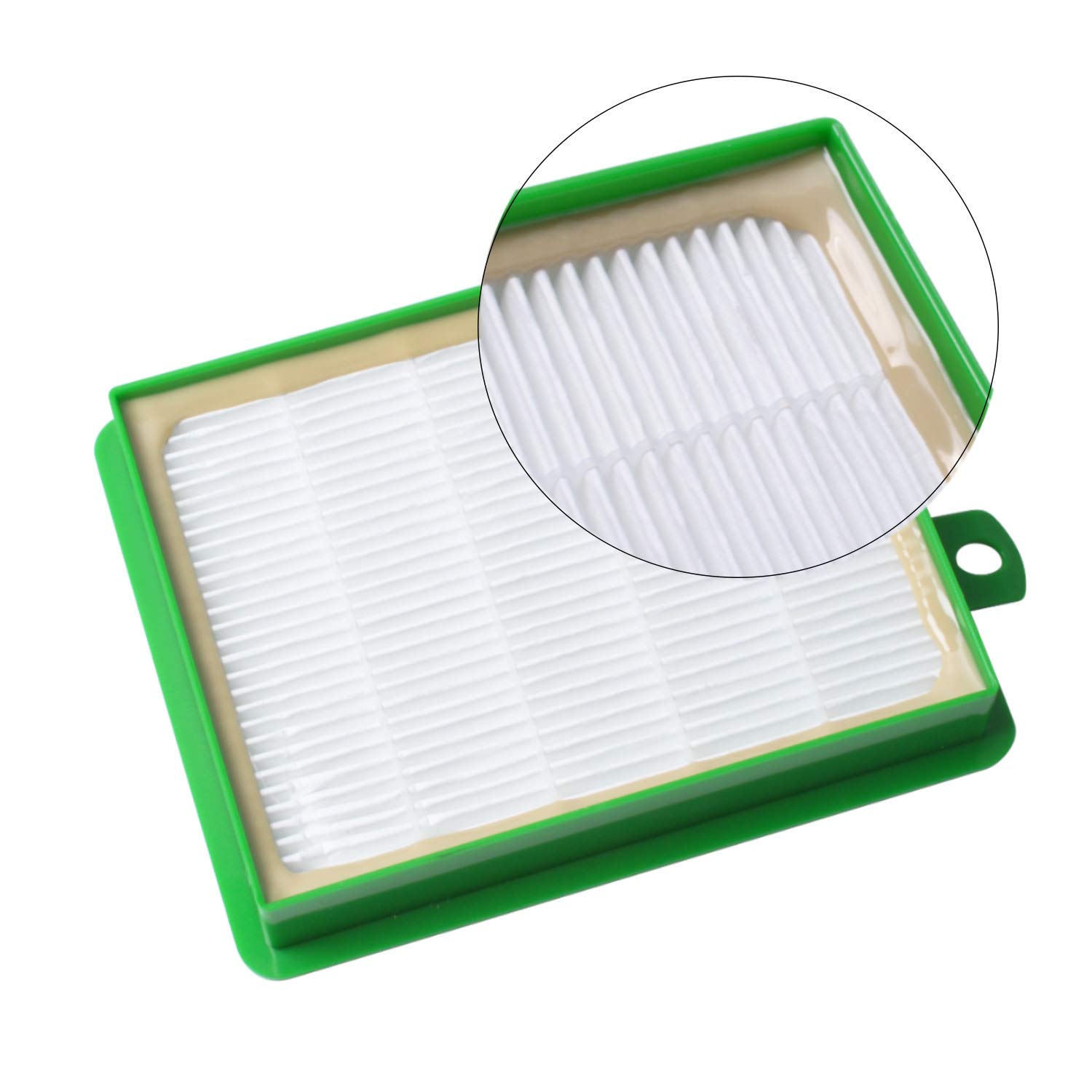 Vhbw Filtro Aria Di Scarico Compatibile Con Electrolux XXLBOX12L, XXLBOX1, BOSS7106 - Sostituisce EF75B, AEF75B, F120, Altezza 11,2 Cm
