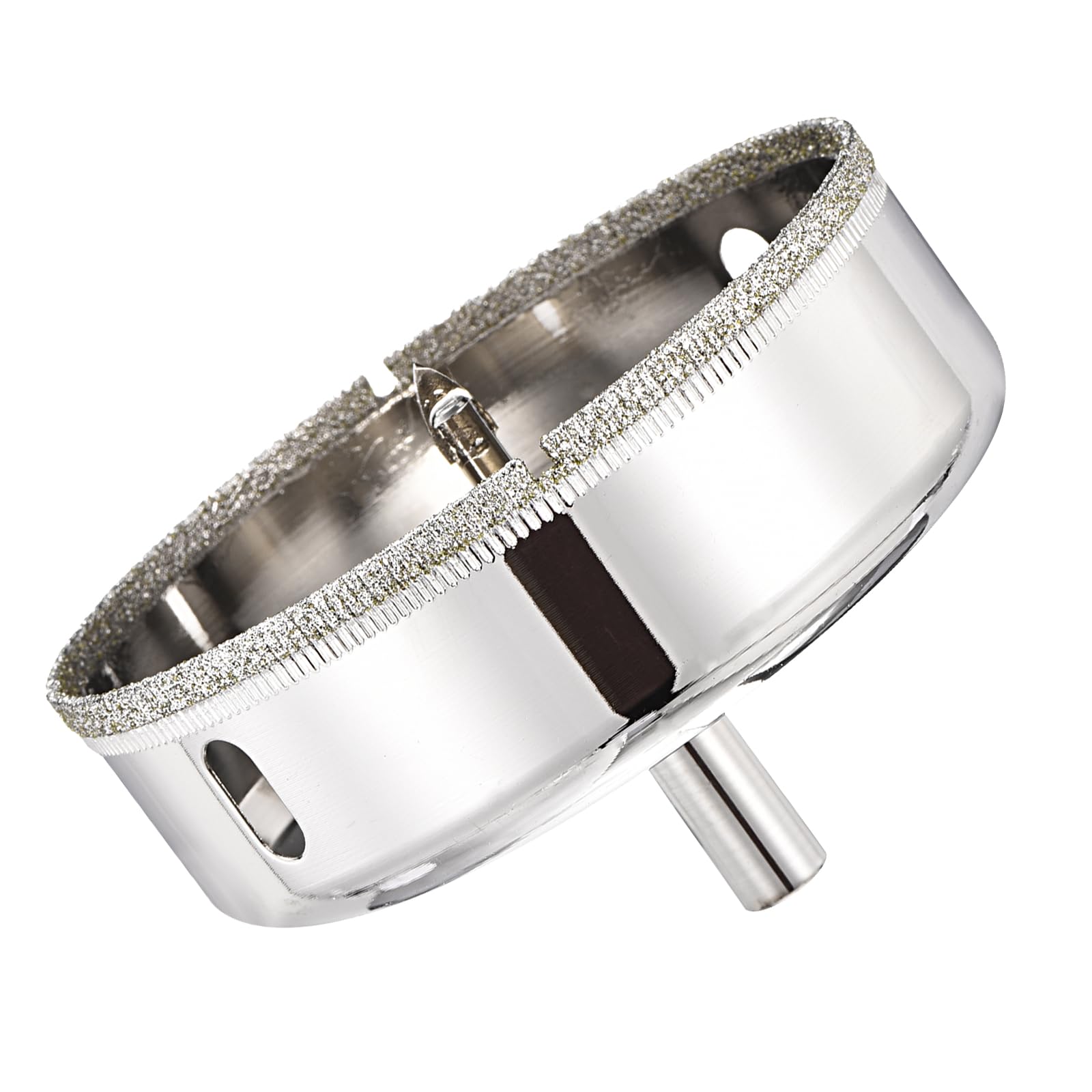 DTGN Diamond Hole Saw with Pilot Bit 3-11/32" /85mm - 1 PC - Good for Glass, Ceramic, Tile - Diamond Hole Saw Cutter