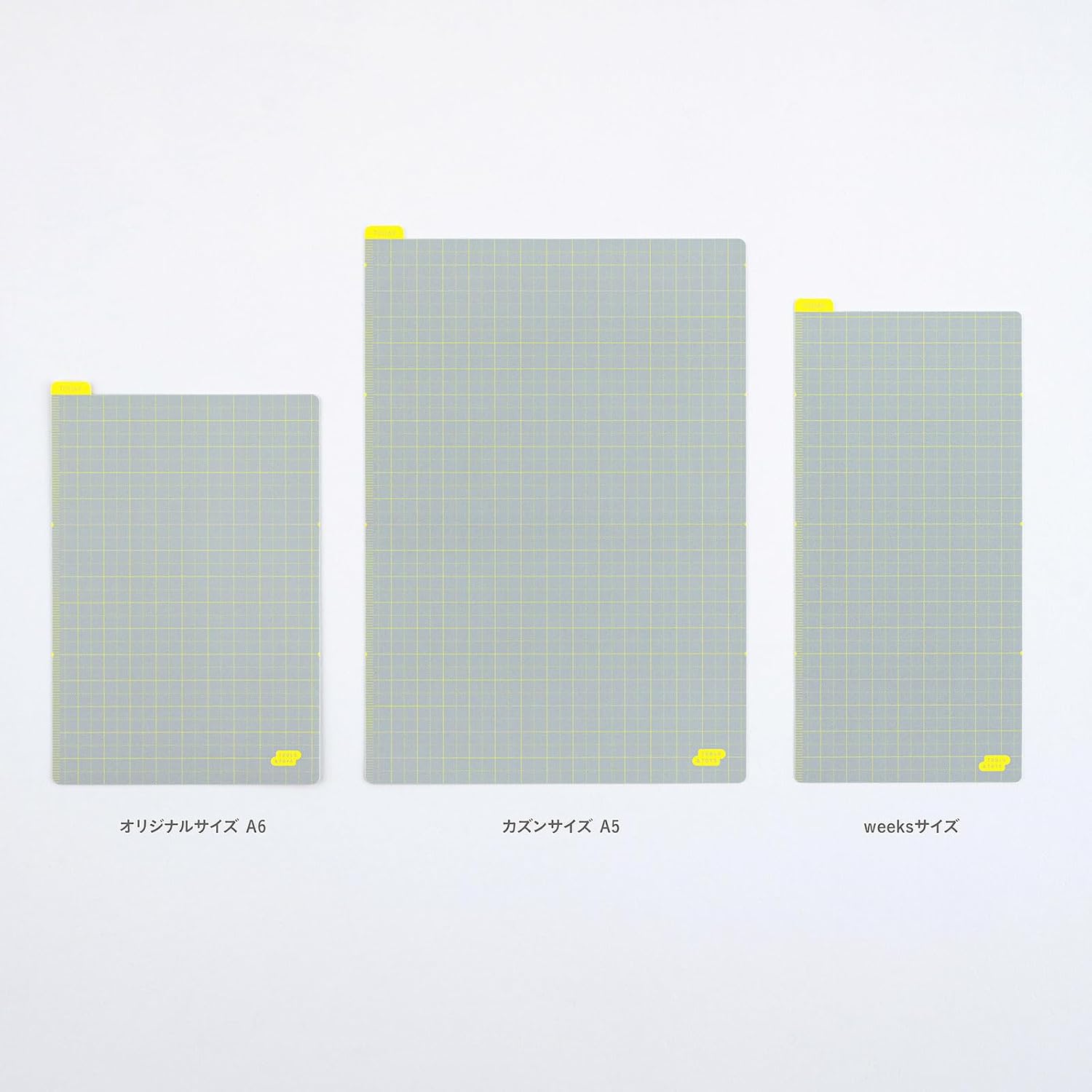 Hobonichi Pencil Boards Ice Gray x Yellow image 3