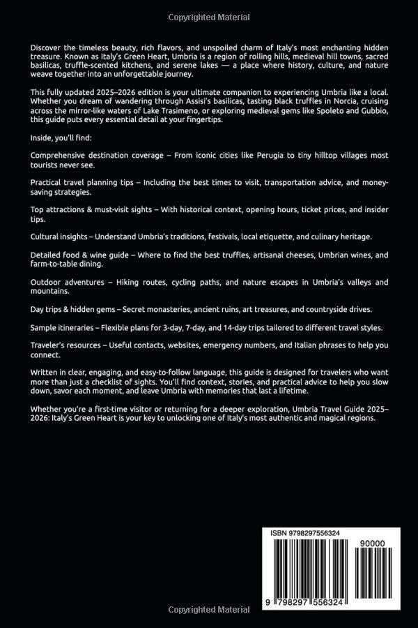 Umbria Travel Guide 2025–2026: Italy’s Green Heart: Explore Assisi, Orvieto, Spoleto, Lake Trasimeno, and Italy’s Hidden Hill Towns - Image 2