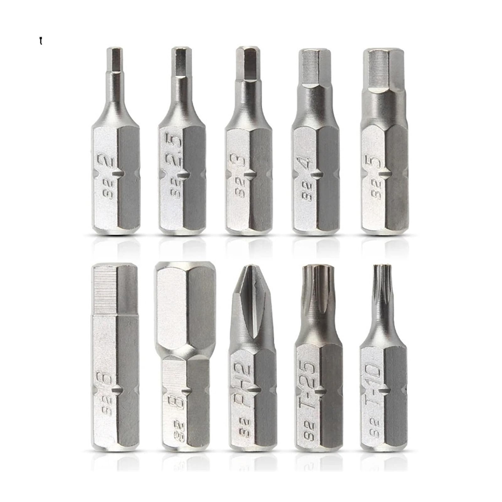 Generico Herramientas de reparación Bicicletas Carretera TT2524, Llave Torx Hexagonal 15 en 1 con trinquete Lite