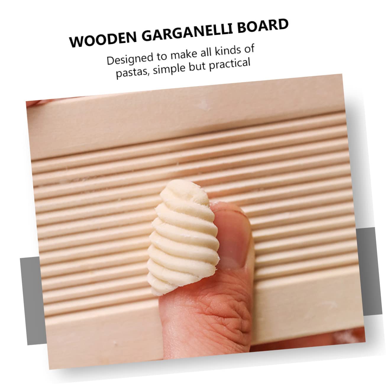CIYODO 1 PC Wooden Gnocchi Maker Board Home Pasta Maker Tool for Making Lightweight Design for Kitchen Restaurant and Party Use Random Style