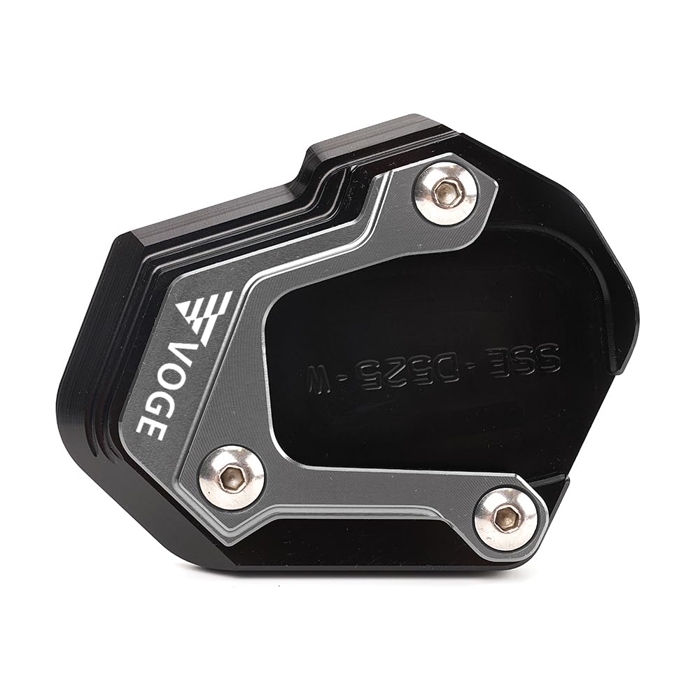 Piastra Supporto Laterale Estensione Cavalletto Moto Accessori per Voge Valico DS900X DS525X DSX525 DSX900 525 900 DSX 525dsx 900dsx VOGE 300 Rally 2024 2025 (Grigio)