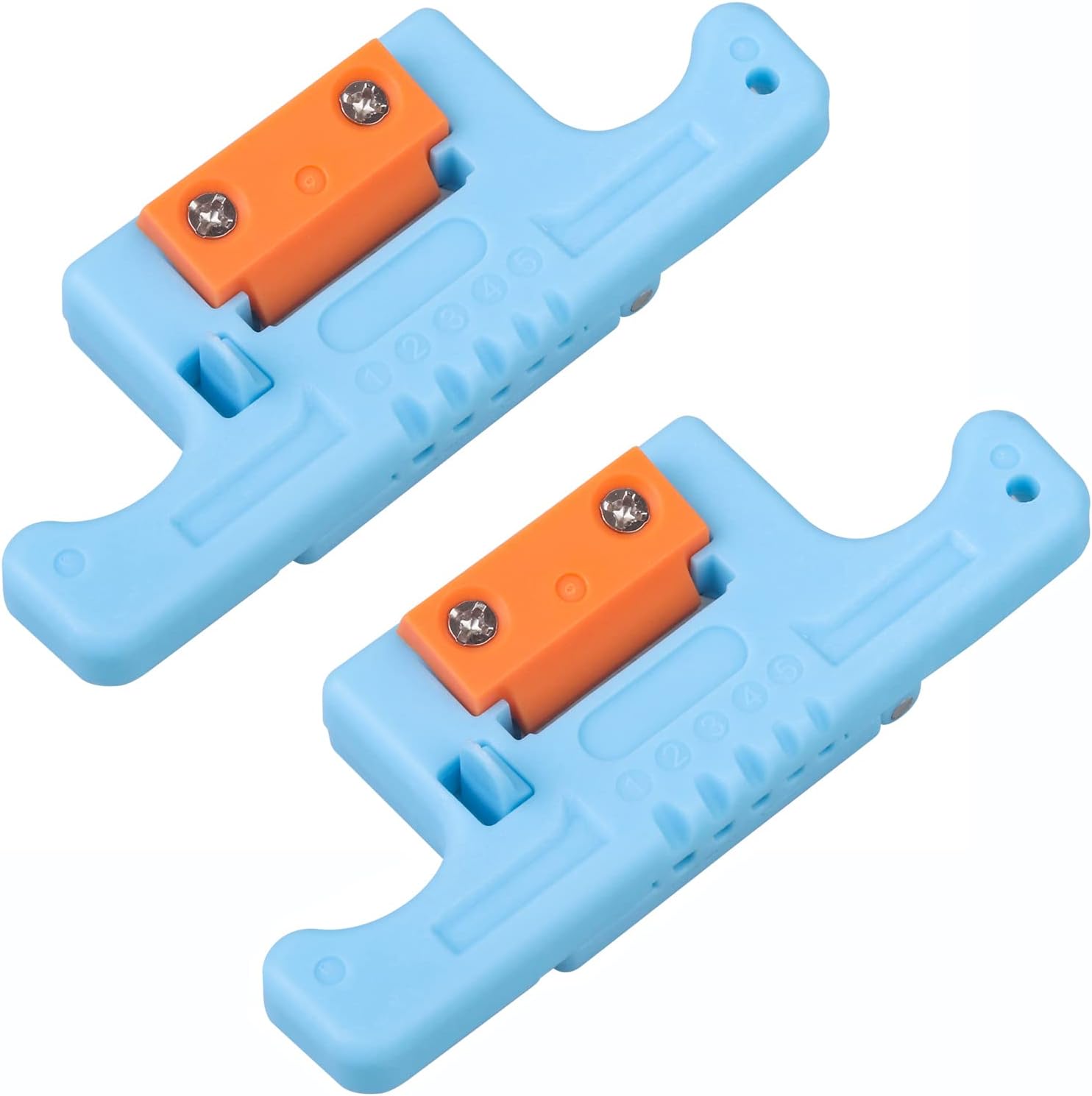 2CP FTTH Fiber Optic Stripper, 1.9-3mm ccess Tool Loose Buffer Tube Stripper-Orange