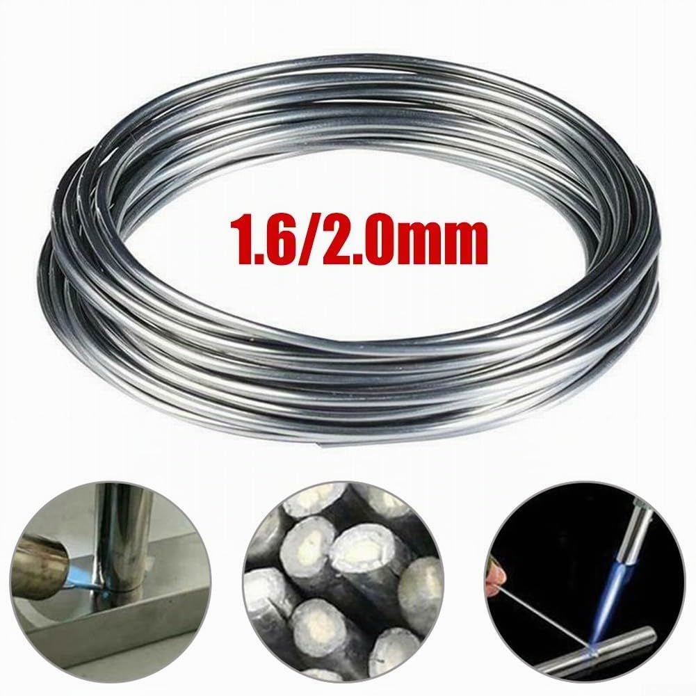 Tiges de soudure basse température pour cuivre, acier, fer, aluminium, fondent facilement (1,6 mm)