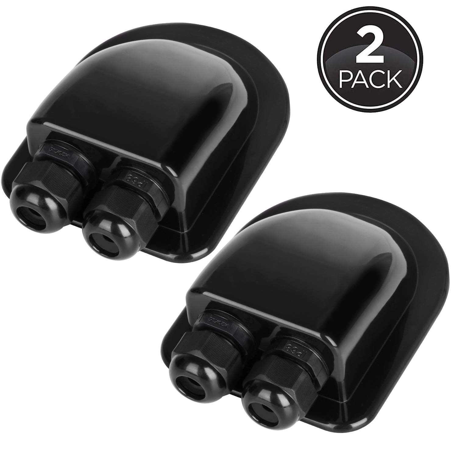 Buy Restmo 2 Pack of IP68 Waterproof Solar Cable Entry Gland, Weather