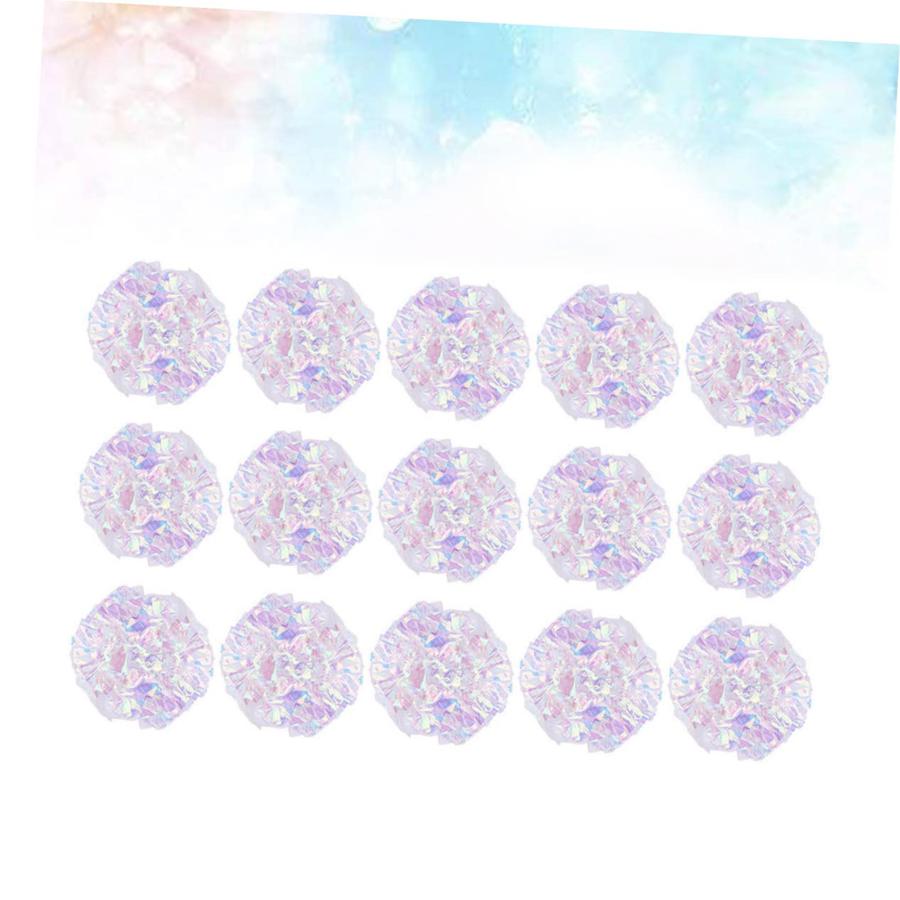 Happyyami 45 Piezas Pelota De Juguete para Mascotas Juguetes para Gatitos Accesorios Juguetes De Bolas De Sonido De Poliéster para Gatos Pequeños Papel Crepe Morder