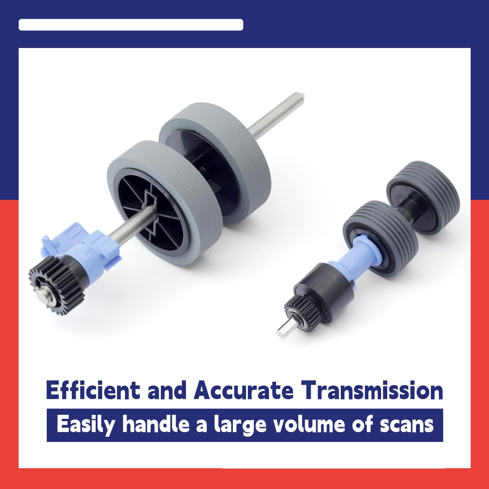 B12B819031 Scanner Exchange Roller Kit Replacement for Epson DS-530 ES-400 ES-500W ES-865 FF-680W DS-570W DS-575 DS-770 DS-780 DS-870 — view 5