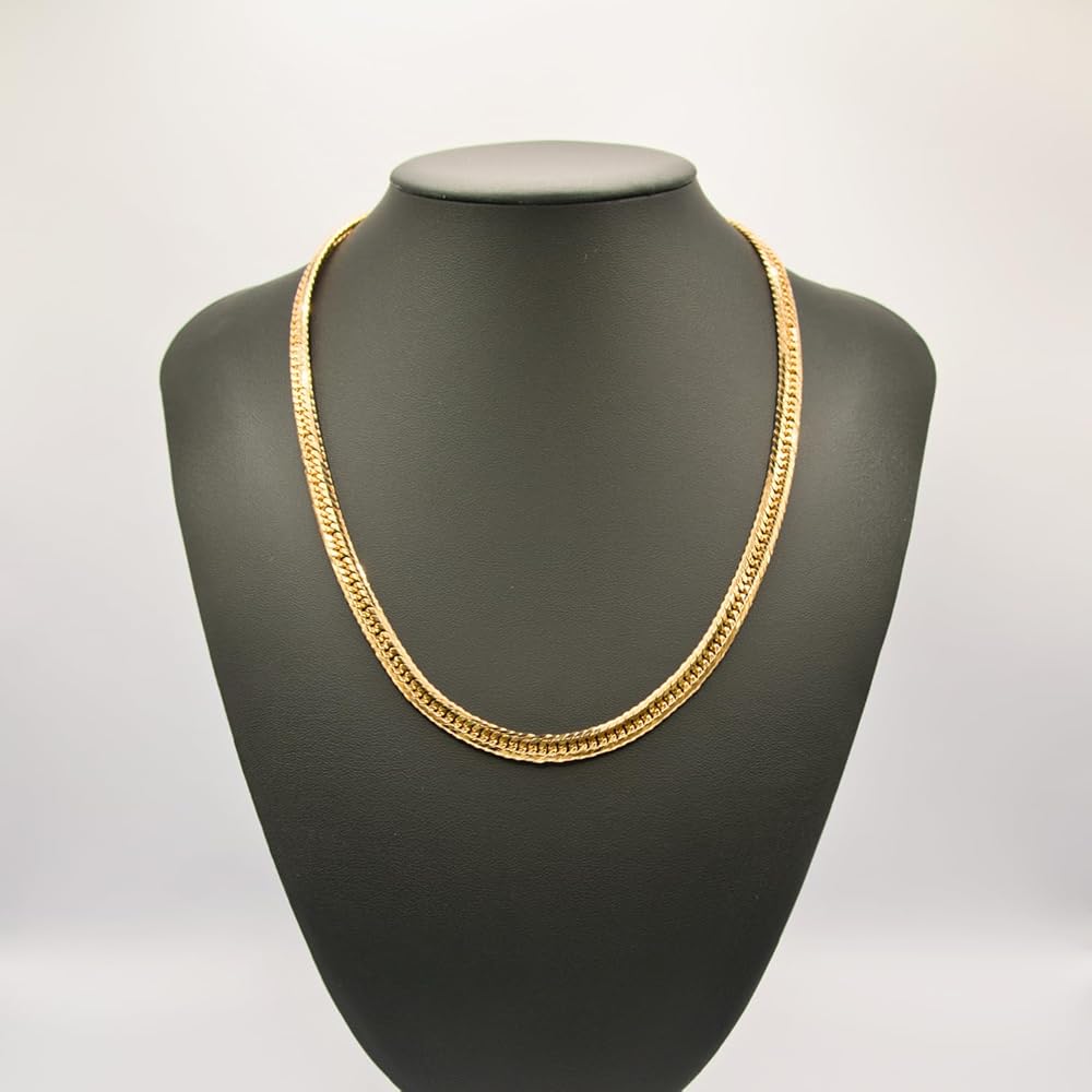 Amazon | [LuxRexor] K18 18金 喜平ネックレス（20面カットトリプル