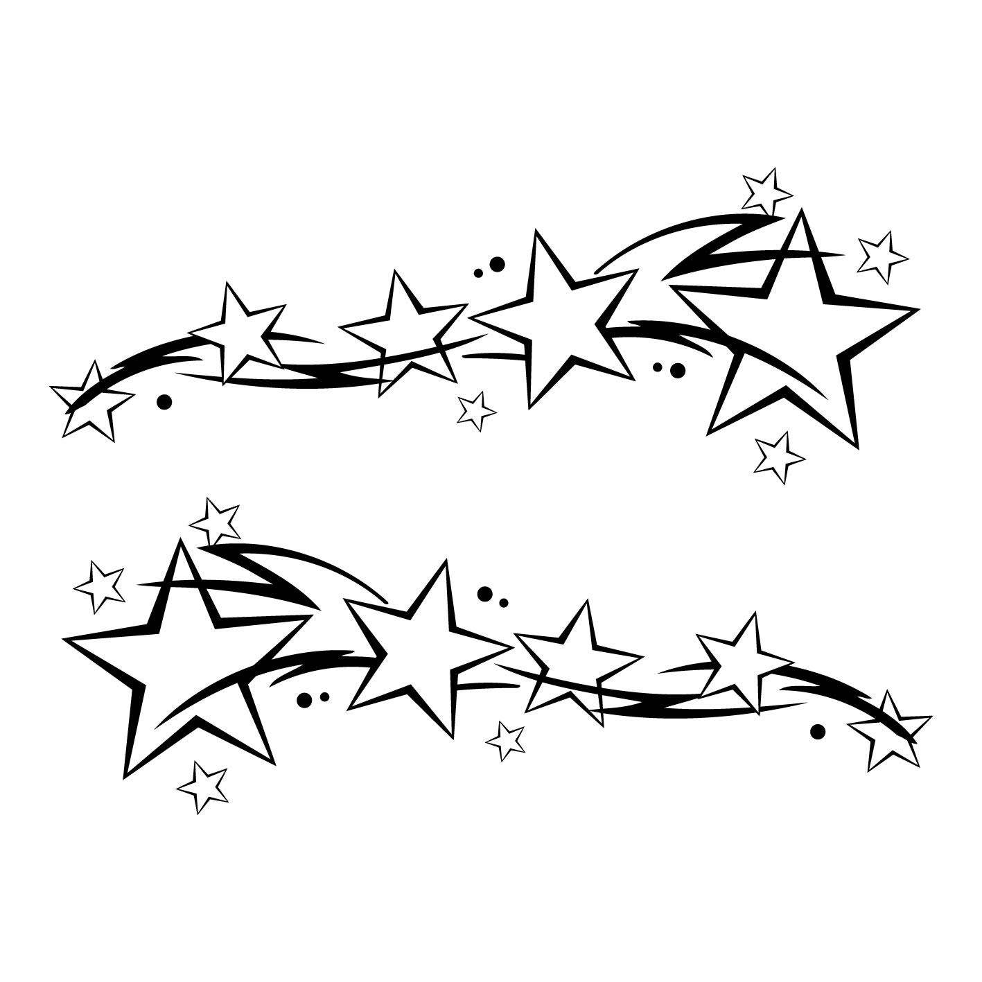 Kiwistar Nautischer Stern Aufkleber – Mehrfarbig, Wetterfest & Universell Einsetzbar