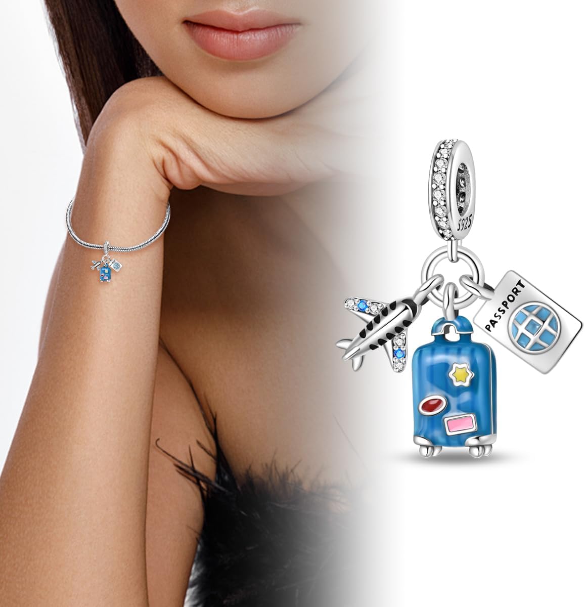 BEVALY Charm Fit for Pandora Bracelets Christmas Festival Heart Animals 925 Silver Bead Charms Jewelry Gift for Women and Friend - Image 4