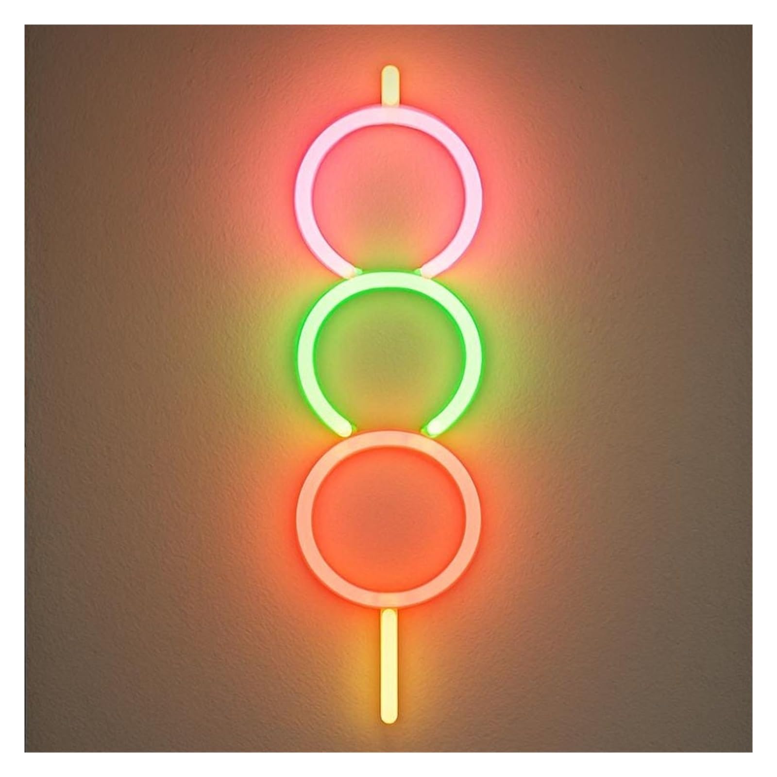 RONGCH Hanging Art Signs Dango Neon Sign LED Light for Restaurant Japanese Dessert Cafe Dim Sum Shop Business Open Decor Dimmable USB Powered Lamp 38cm