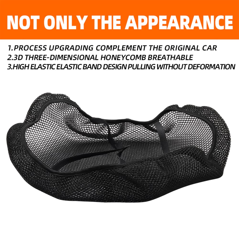 Motorcycle Seat Cover 3D Mesh Net Cushion Pad Guard Sunproof Breathable for Suzuki V-Strom V Strom DL1000 DL 1000