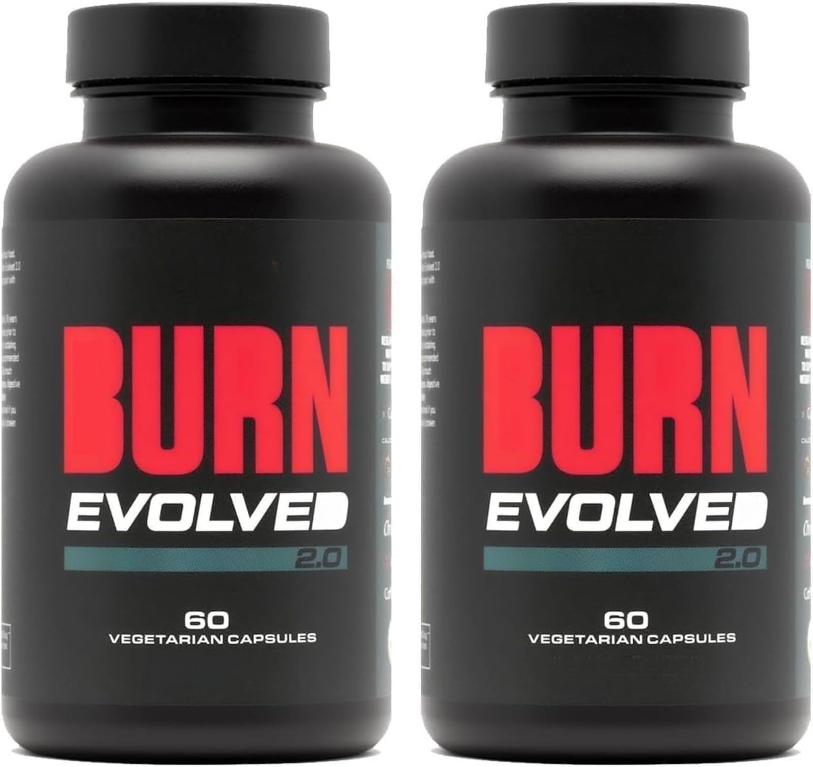 Burn - Termogénico diurno, Apoya Metabolismo y energía. 120 cáps | promueve el termogénico diurno para hombres y mujeres, Apoya metabolismo y energía diaria. 2pcs