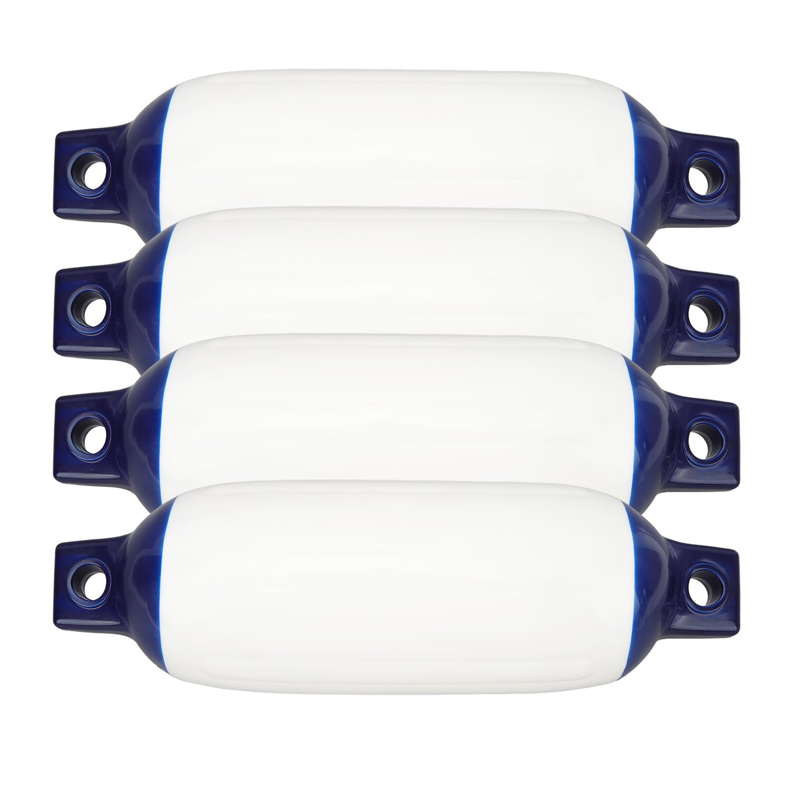 Keenso 4 Pezzi Paraurti Gonfiabile Barca Protezione PVC Scudo Paracolpi, | Paraurti per barche gommone da 4 pezzi, protezione per paraurti in PVC, 8,5 x 27 pollici, con parafango per banchina a