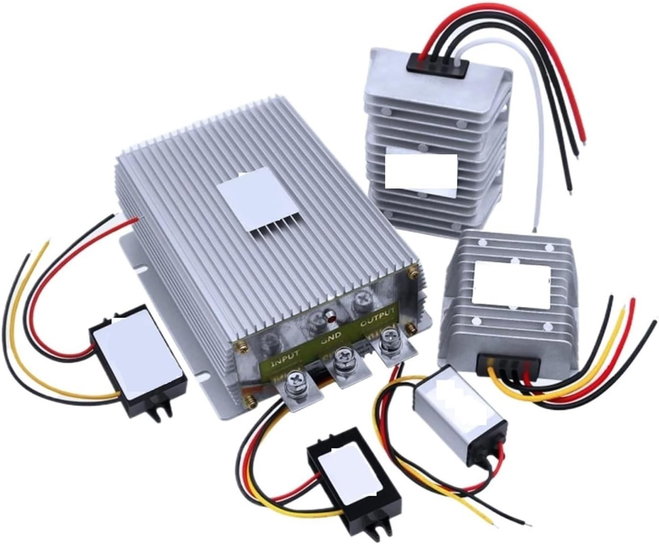 DC DC Converter 36V 48V to 12V Power Inverter 48V to 12V Step Down Buck Regulator 36V to 12V Transformer Adapter(100A 141Black)