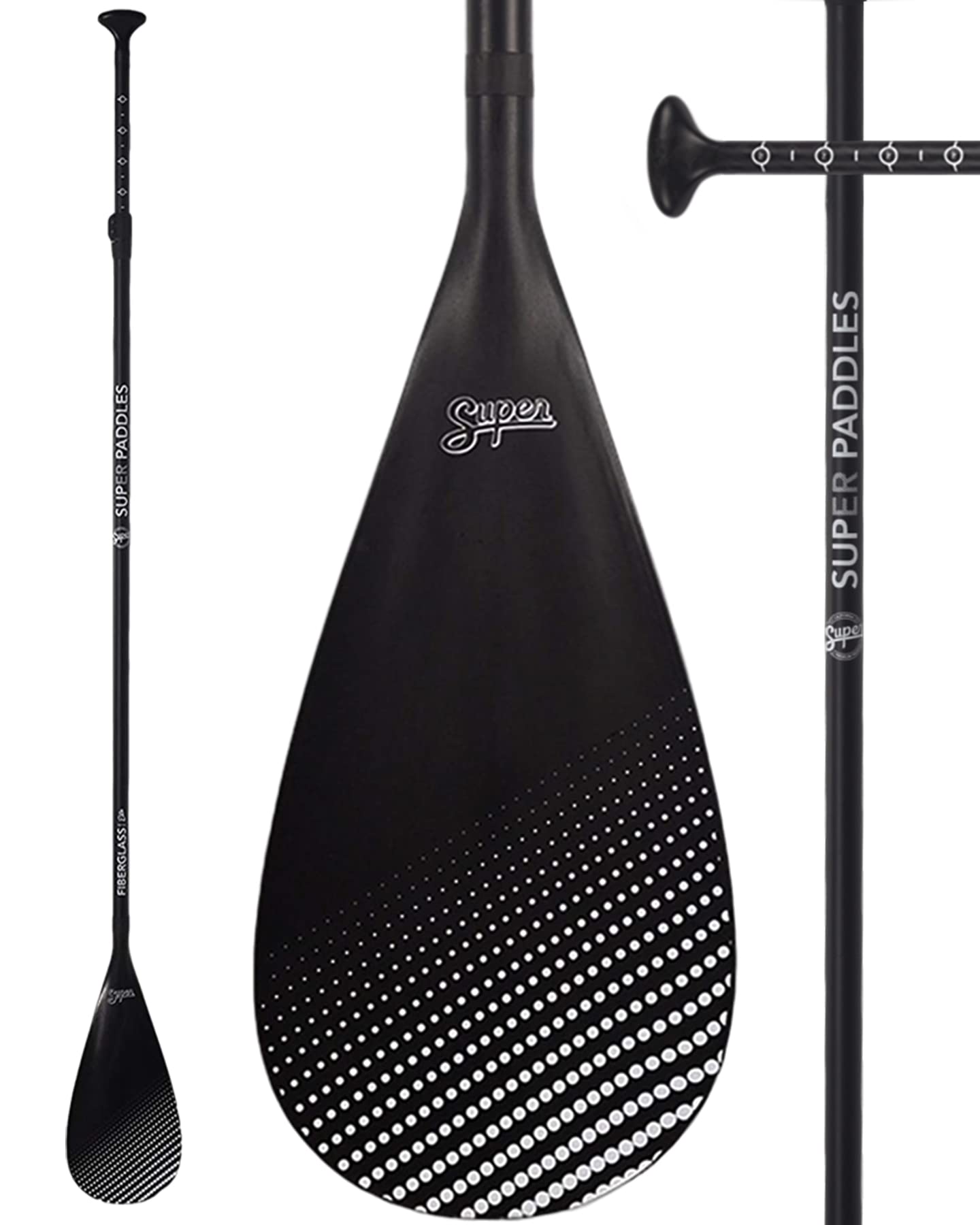 Buy Fiberglass SUP Paddle 3 Piece Adjustable Stand Up Paddle Board