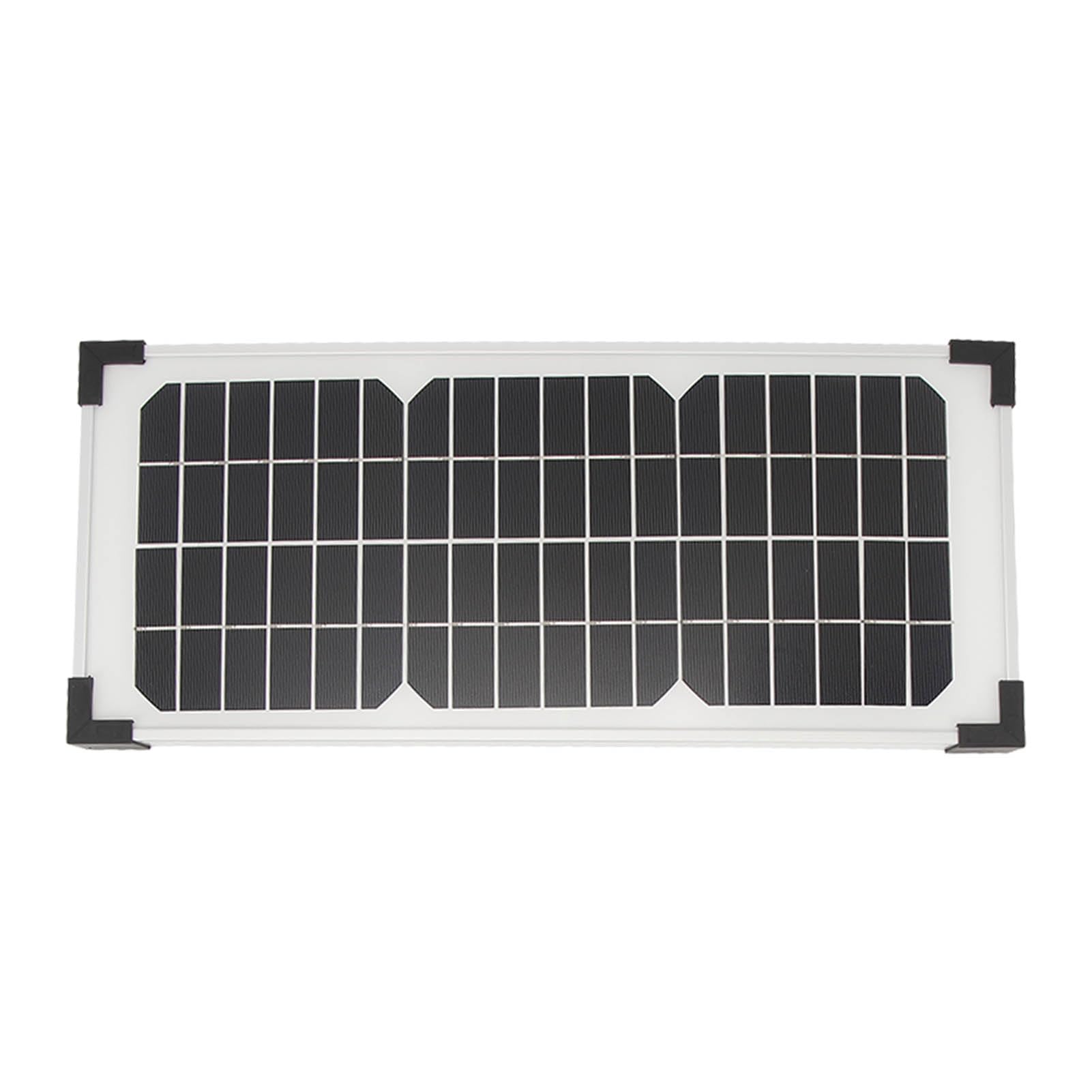Kit de Panel Solar de 10 W FM123, Panel de Carga de Batería Solar Portátil para Puerta, Panel de Batería con Energía Solar para una Fácil Instalación y un Rendimiento duradero.