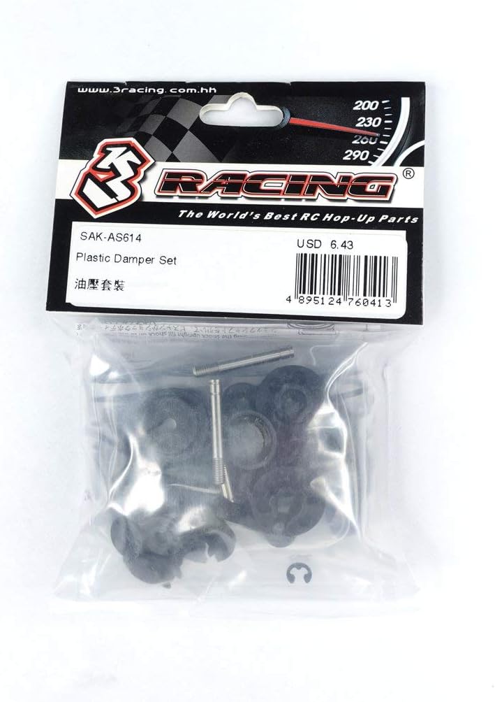 Plastic Damper Set / 3Racing / SAK-AS614