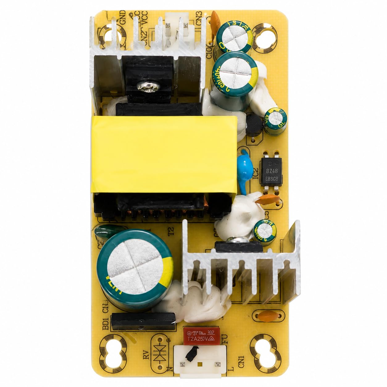 15V 5A 75W Open Frame SMPS Power Supply Board, AC to DC Switching Power Module for LED, DIY Electronics and Control Panels, Pack of 1-picture-20