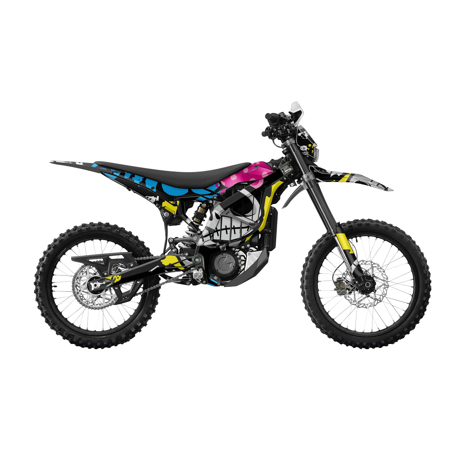 Surron Ultra Bee Graphics Kit Wrap - Candy Skull - Sur-Ron Skin - Premium 3M Vinyl Protective Wrap Decal Cover - Easy to Apply | Crafted in The USA by MightySkins
