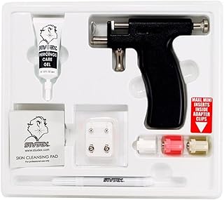 Universal Ear Piercing Gun Kit With 1 SET of Earrings (12 Pairs) cartilage earring stud