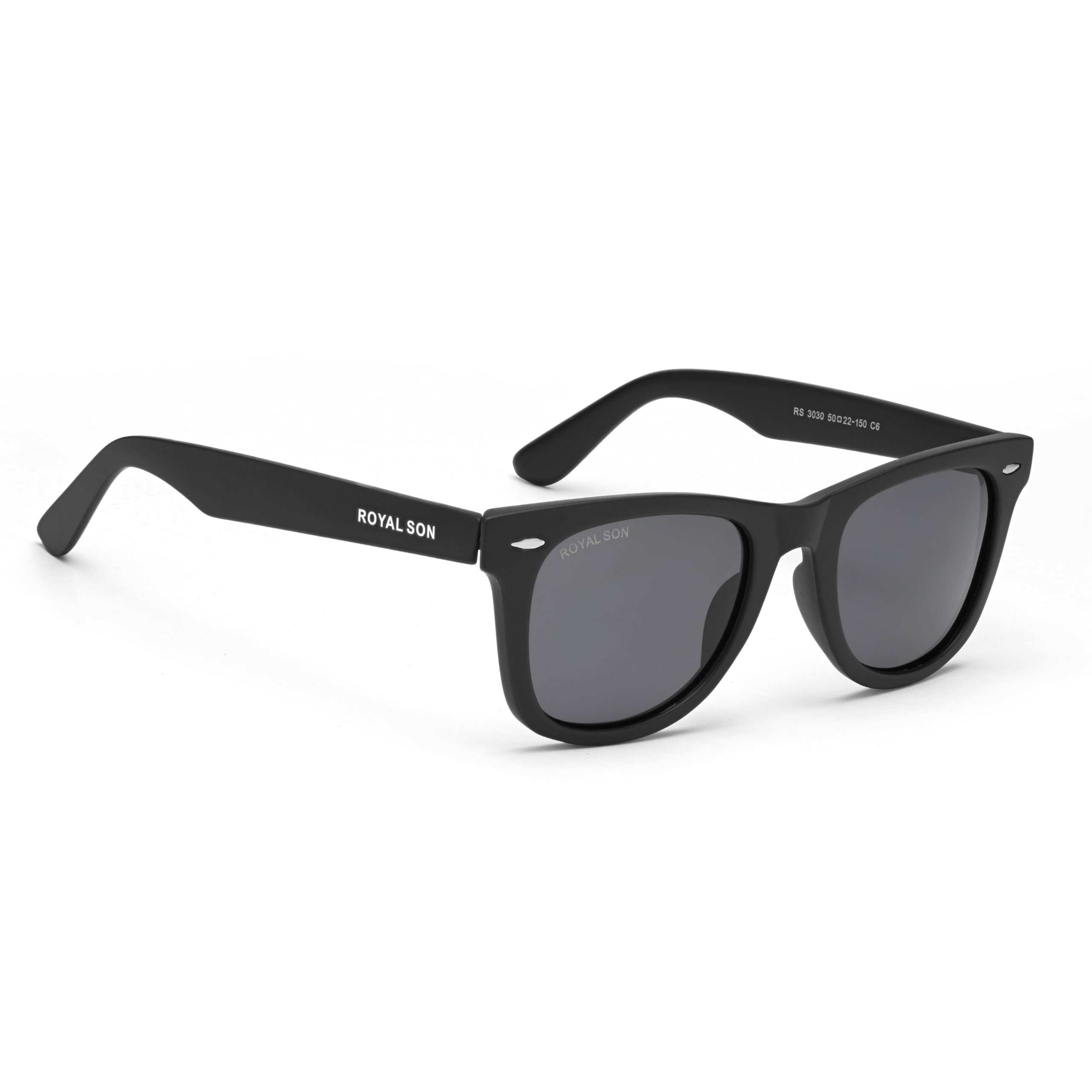 Full Rim Square | Polarized And UV Protected | Men & Women Sunglasses | Medium | - RS3030-image-1
