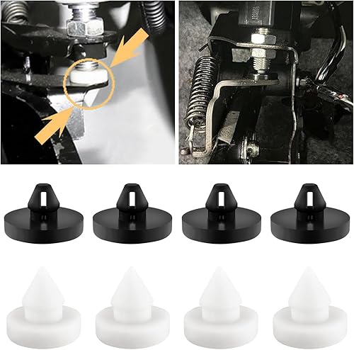 8 almohadillas de freno de freno de automóvil, tapón de interruptor de freno de goma para reparar la luz de freno automotriz, tapón de almohadilla