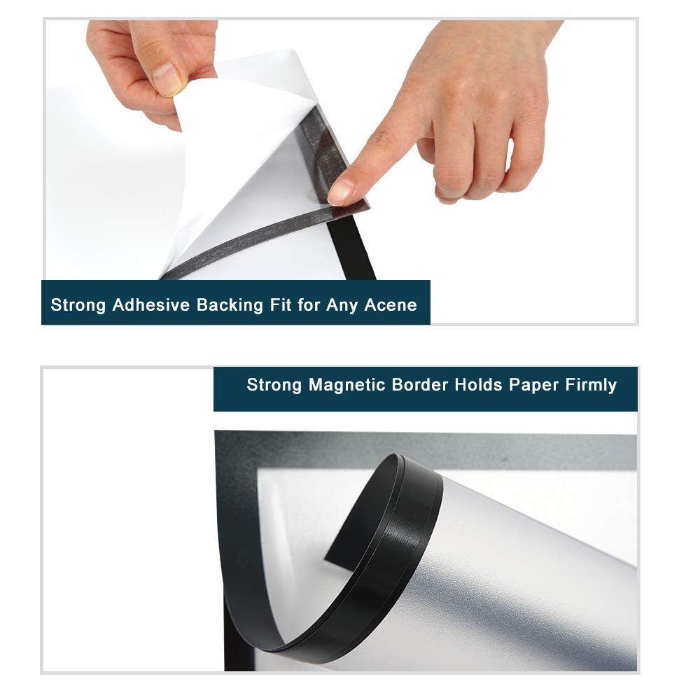 Buy A4 Sign Holder,Plastic Display Frame with Strong Magentic