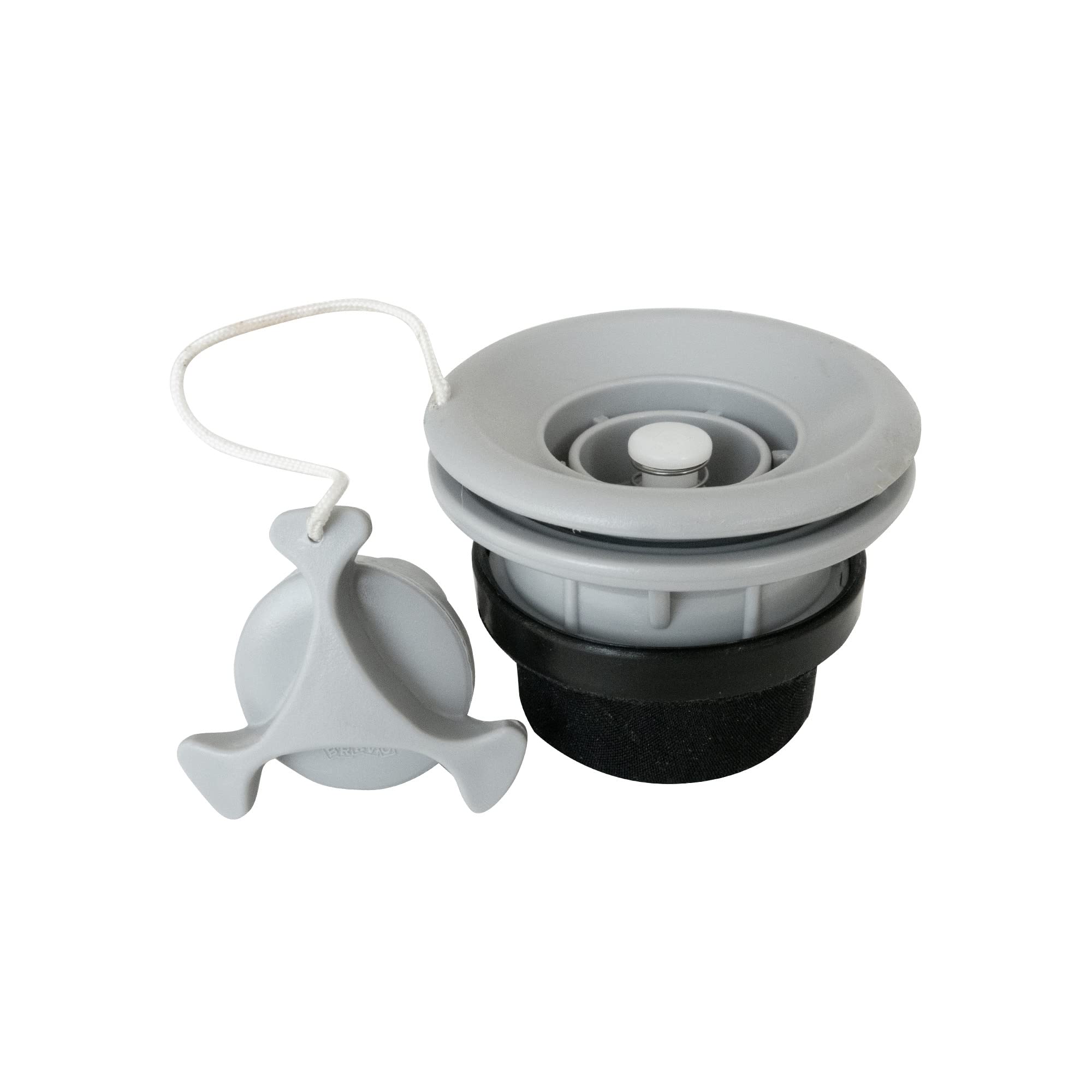 Cressi HP High Pressure Valve Válvula de Alta presión para ISUP, Unisex Adulto, Gris, 40 mm