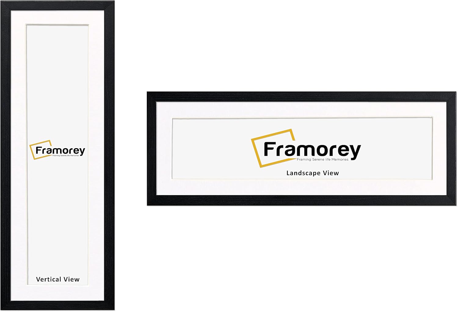 FRAMOREY Panoramic Style, Oxford Flat Wooden Effect Picture Frame, 14x8